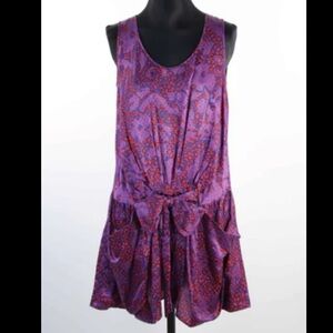See by Chloe cotton and silk sleeveless dress